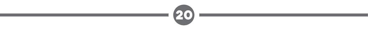 A dividing line with a '20' in the middle.