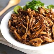 Honey Glazed Crockpot Chicken Adobo - simple pantry ingredients, hardly any hands-on time, 200 calories. | https://ideal-shape.today