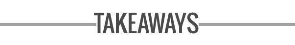 Takeaways for the Month